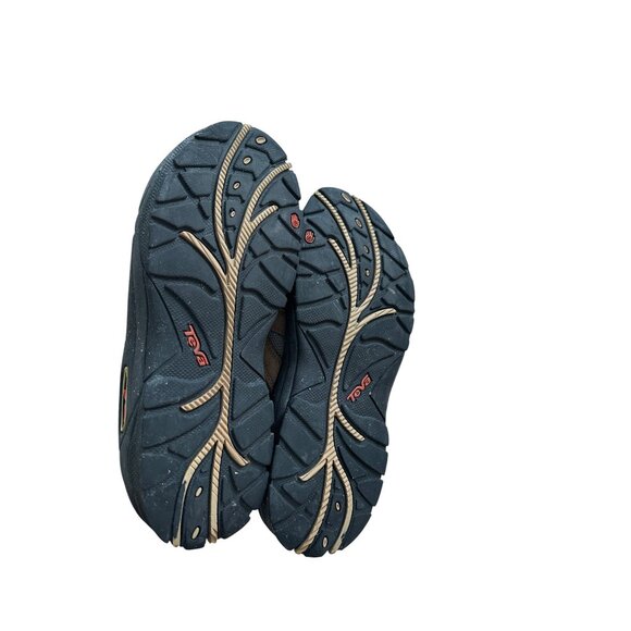 Teva Sandals Shock Pad Slip-On Black & Brown Size 8 M Comfortable & Durable - Picture 8 of 11